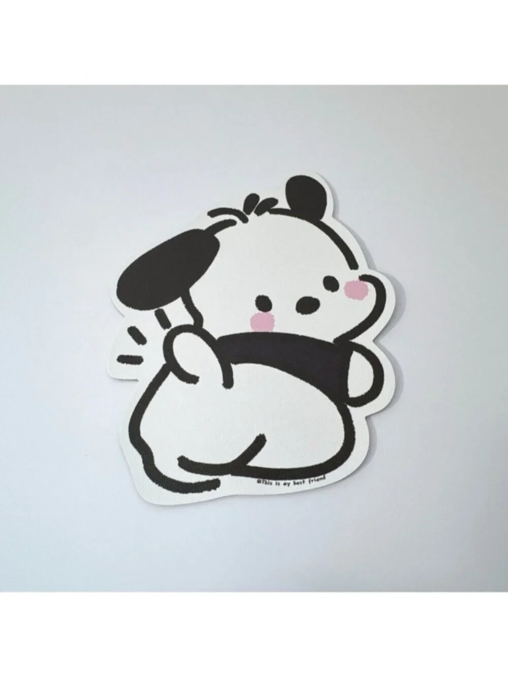 Cute Pochacco Mouse Pad Kawaii Desk Mat Non Slip Soft Laptop Pad